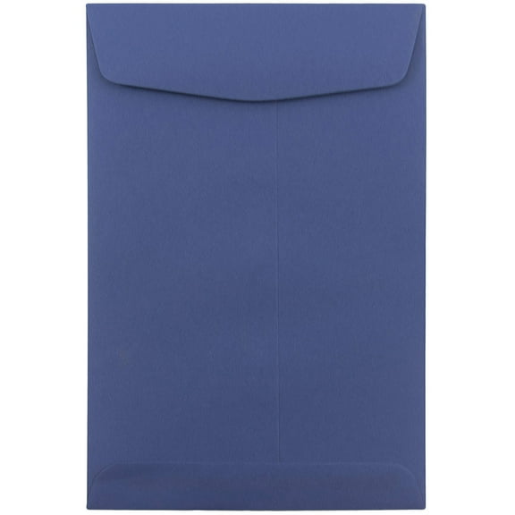JAM 6 x 9 Open End Envelopes, Dark Blue, 25/Pack