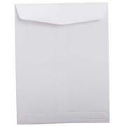 JAM 8 3/4" x 11 1/2" Open End Catalog Commercial Envelopes, White, 50 per Pack