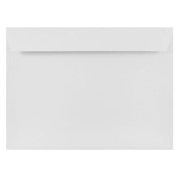 JAM 9 x 12 Booklet Strathmore Envelopes, Bright White Wove, 25/Pack