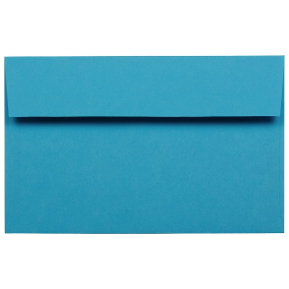 JAM A10 Envelopes, 6 x 9 1/2, Blue, 50/Pack