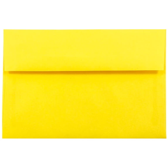 JAM A10 Envelopes, 6 x 9 1/2, Yellow, 1000/Carton