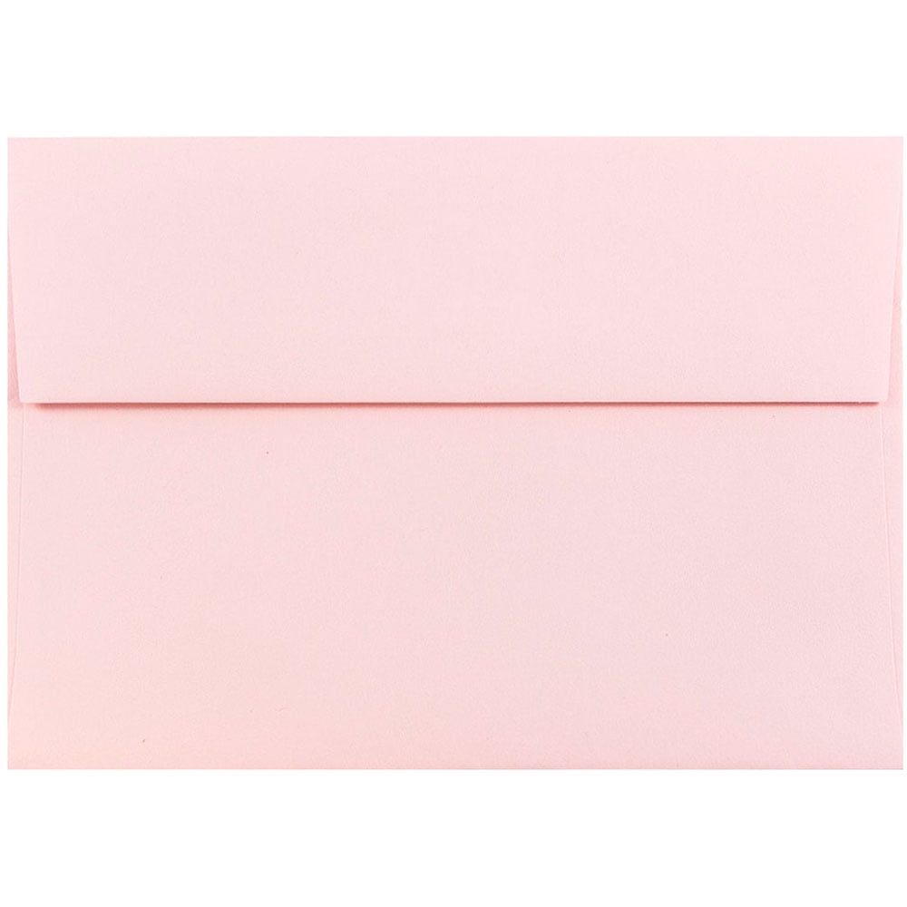 JAM A7 Envelopes, 5 1/4 x 7 1/4, Baby Pink, 50/Pack