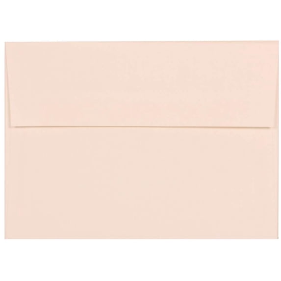 JAM A7 Strathmore Invitation Envelopes, 5 1/4 x 7 1/4, Bright White Laid, Bulk 250/Box