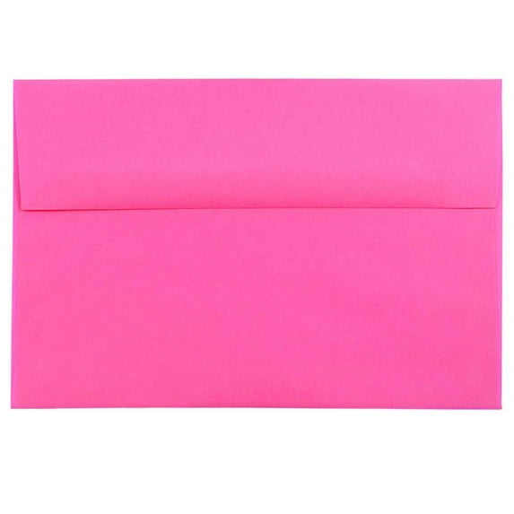 JAM A8 Envelopes, 5.5x8.1, Fuchsia, 50/Pack