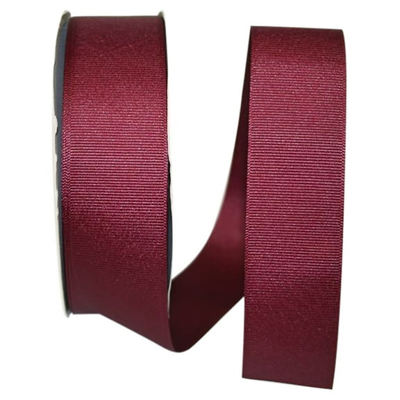 JAM All Occasion Grosgrain Burgundy Polyester Ribbon, 1800" x 1.5"