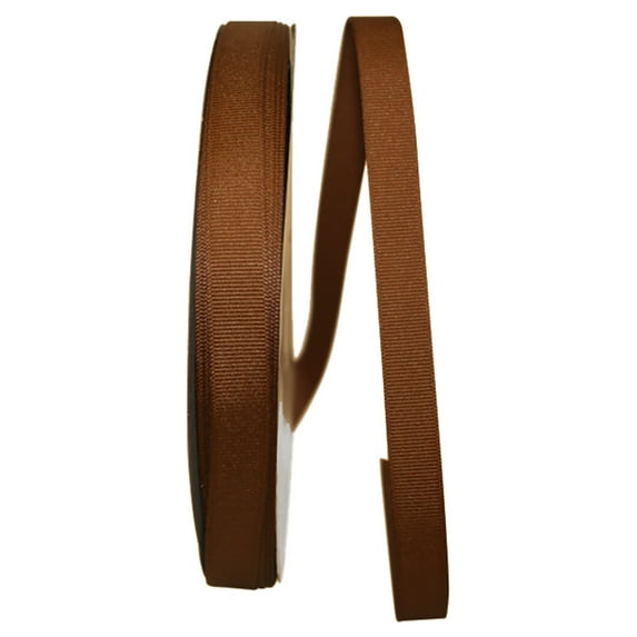 JAM All Occasion Grosgrain Light Brown Polyester Ribbon, 3600" x 0.62"
