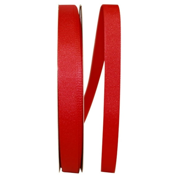JAM All Occasion Grosgrain Red Polyester Ribbon, 3600" x 0.62"