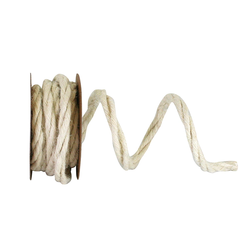 JAM All Occasion Ivory Jute Ribbon, 75' x 0.37"