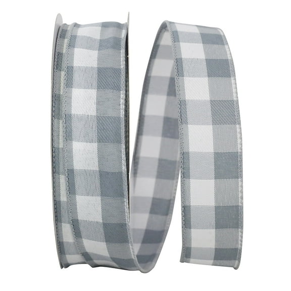 JAM All Occasion Multi-color Polyester Geometrics Checks Celine Ribbon, 150' x 1.5"