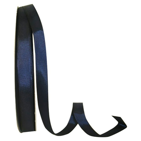 JAM All Occasion Navy blue Polyester Grosgrain Ribbon, 3600" x 0.62"