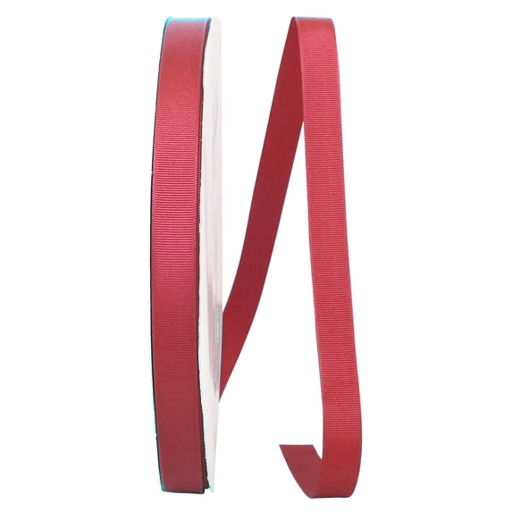 JAM All Occasion Scarlet Red Polyester Grosgrain Ribbon, 3600" x 0.62"