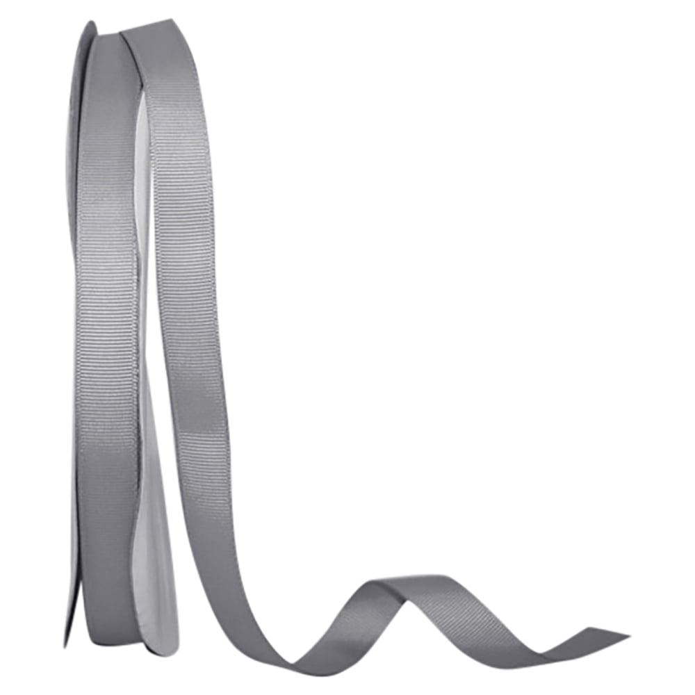 JAM All Occasion Silver Polyester Grosgrain Ribbon, 3600