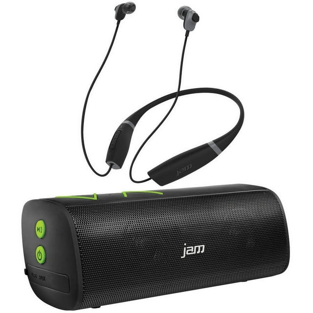 JAM Audio HXP320 Thrill Speaker and HXEP700BK Transit Wireless