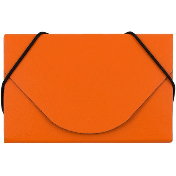 JAM Business Card Holder Case, Orange, 1/Pack