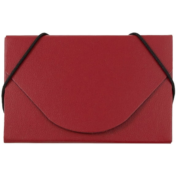 JAM Business Card Holder Case, Red, 1/Pack