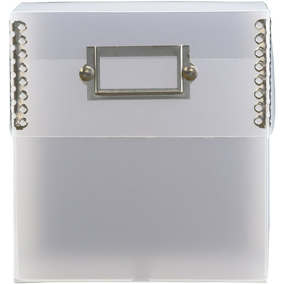 JAM CD Box with Metal Edge, 5x5.5x2.5, Clear, 24/Pack