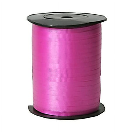 JAM Curling Ribbon, 3/8 In x 250 Yards, 12/Pack, Light Red