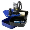 thumbnail image 1 of JAM Desk Organizer Supply Set, 4 x 4 x 3.5, Swivel, Blue, Sold Individually, 1 of 4