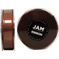 thumbnail image 1 of JAM Double Faced Satin Ribbon, 7/8 In x 25 Yds, 1/Pack, Brown, 1 of 1