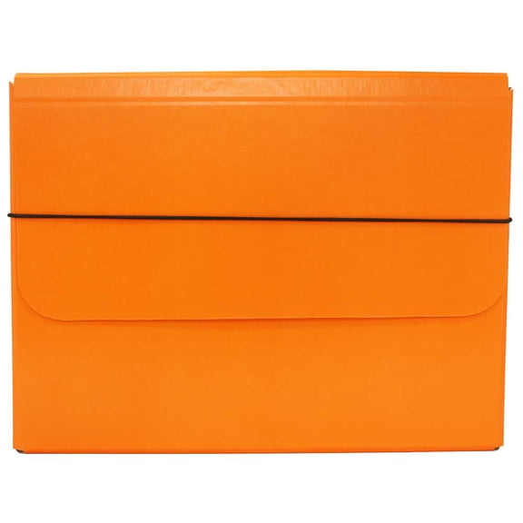 JAM Elastic Portfolio, 10x13.25x1.25, Orange, 1/Pack