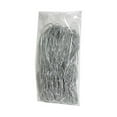 thumbnail image 1 of JAM Elastic String Ties, Silver Metallic, 5/Pack, Small, 10" Loop, 1 of 2