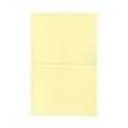 thumbnail image 1 of JAM Foldover Cards, 4 3/8 x 5 7/16, 25/Pack, Light Yellow, 1 of 2