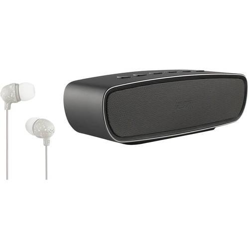 JAM HXP920 JAM Heavy Metal Speaker and House Of Marley EMJE061 Little Bird InEar Headphones