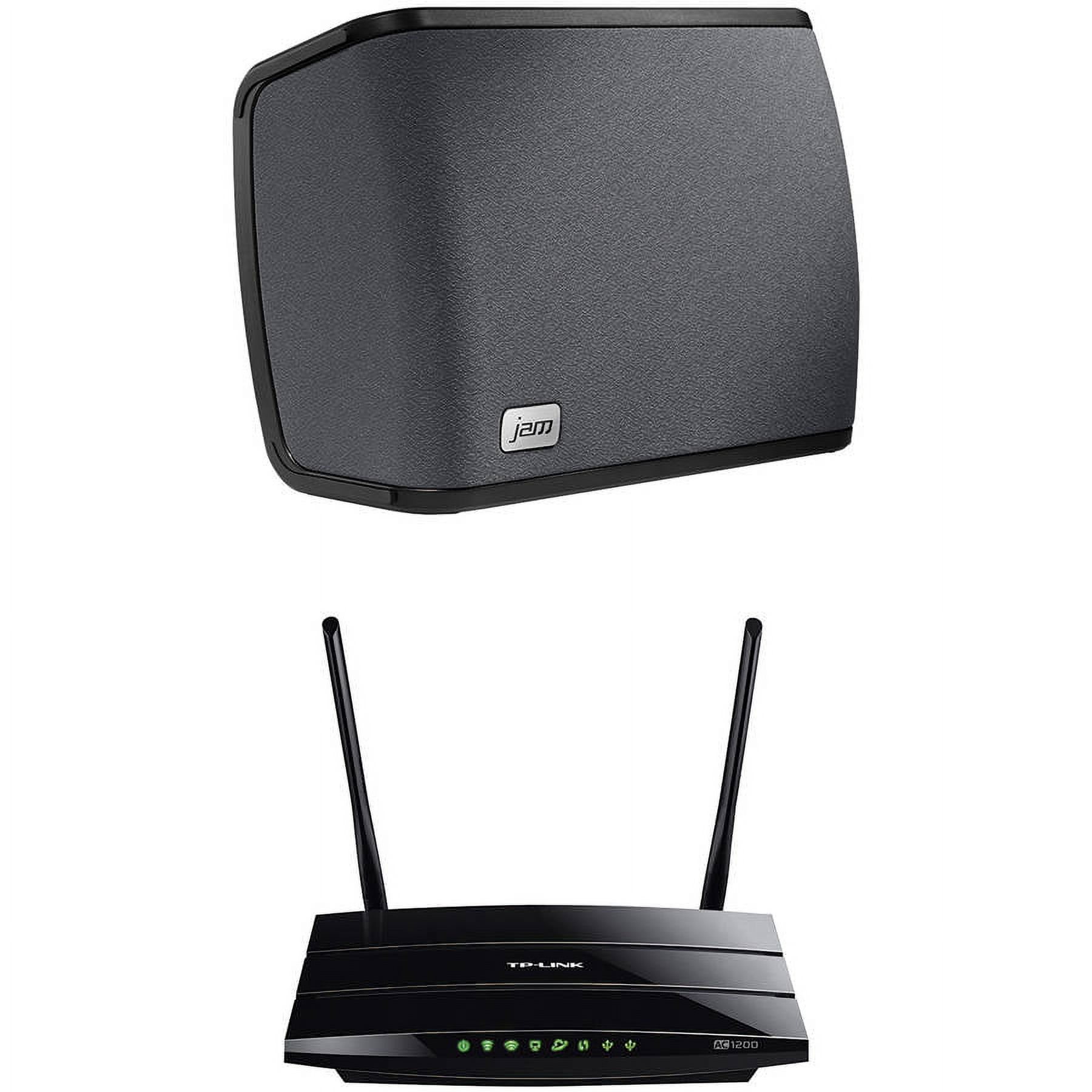 JAM Home Audio Rhythm WiFi and TP-LINK C5 AC1200 Archer Wireless Dual-Bank Gigabit Router Bundle - image 1 of 1