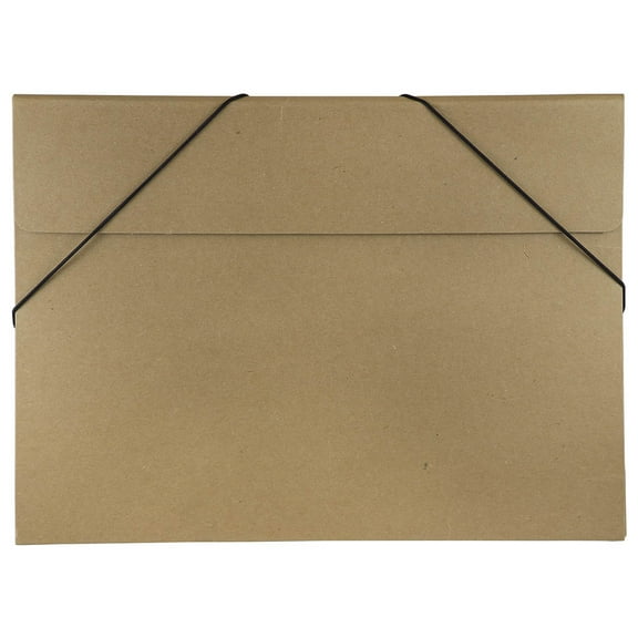 JAM Kraft Elastic Portfolio, 11x15x.375, 1/Pack, Natural