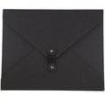 thumbnail image 1 of JAM Kraft Portfolio, 9 1/2 x 12 x 1/4, Black, 1/Pack, Button String, 1 of 5