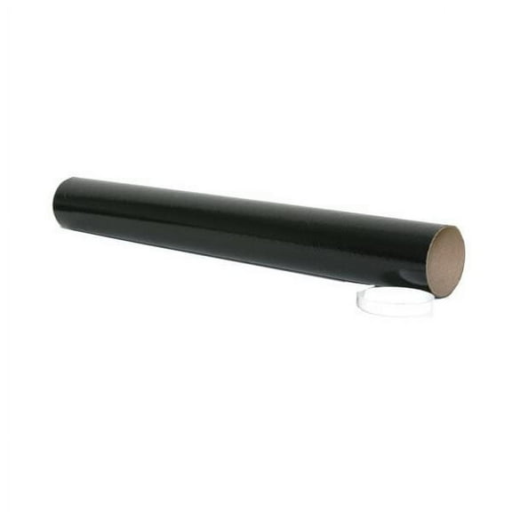 JAM Mailing Package Tube, 3 x 24, Black, Sold Individually