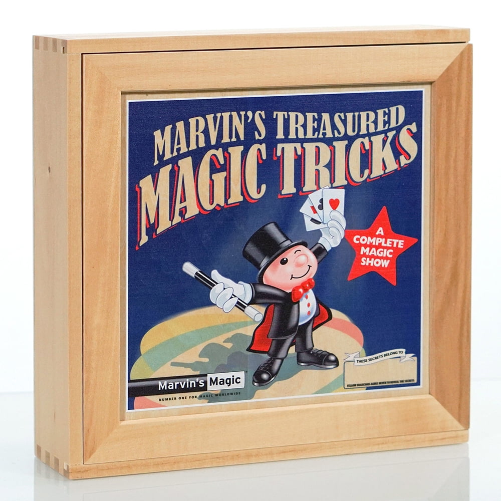 JAM Marvin's Magic Treasured Magic Tricks Deluxe Wooden Set