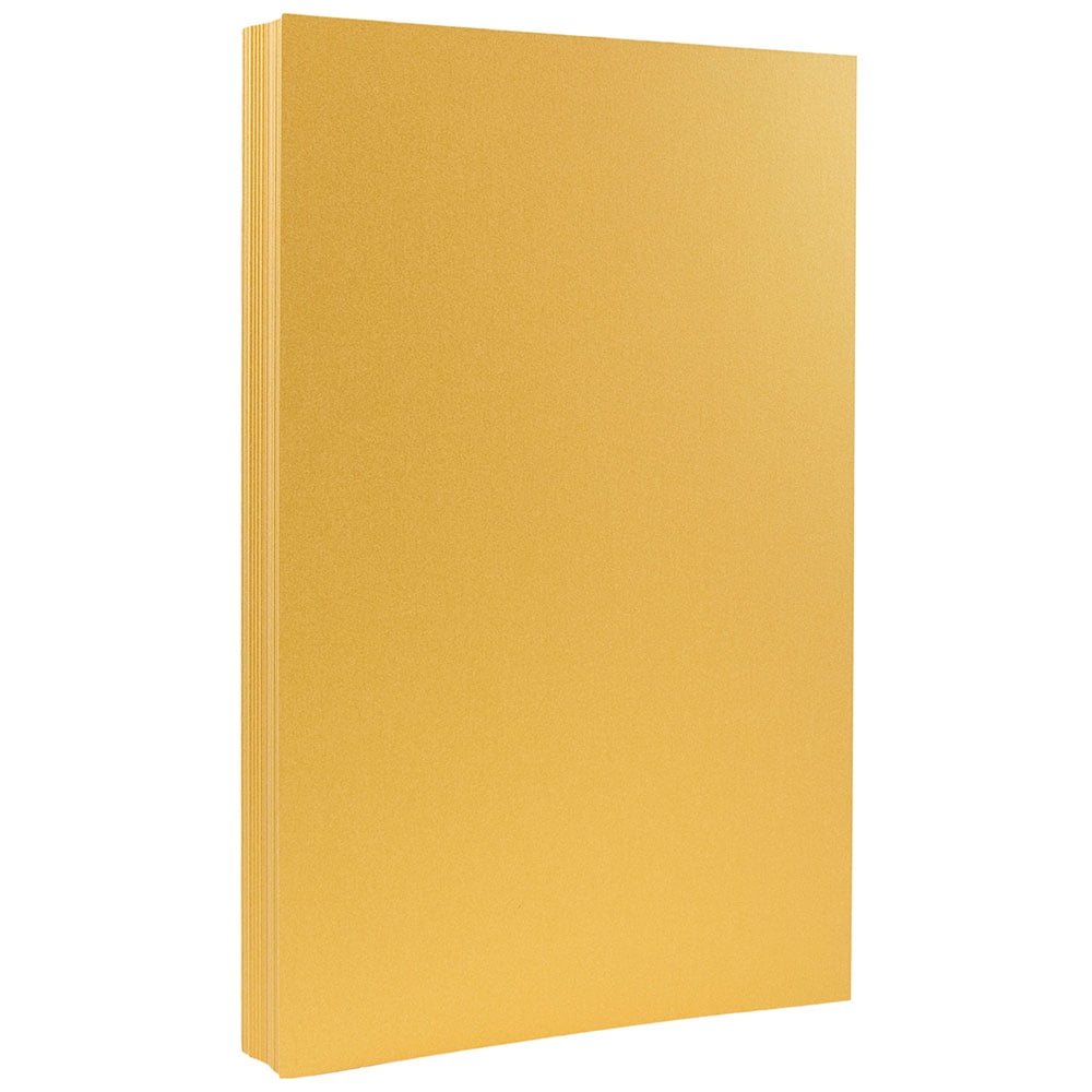 JAM Metallic Legal Paper, 8.5x14, 32lb Gold, 25/Pack - Walmart.com