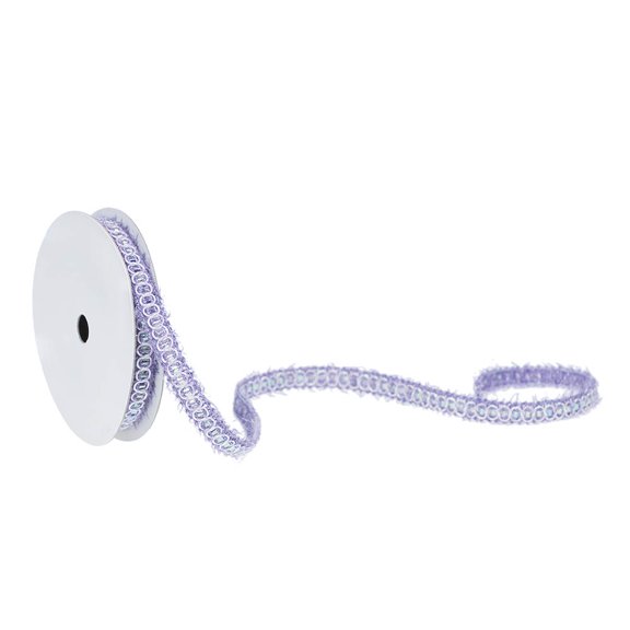 JAM Nylon Knit Ribbon, 3 Yards, 1/Pack, Lavender Metallic