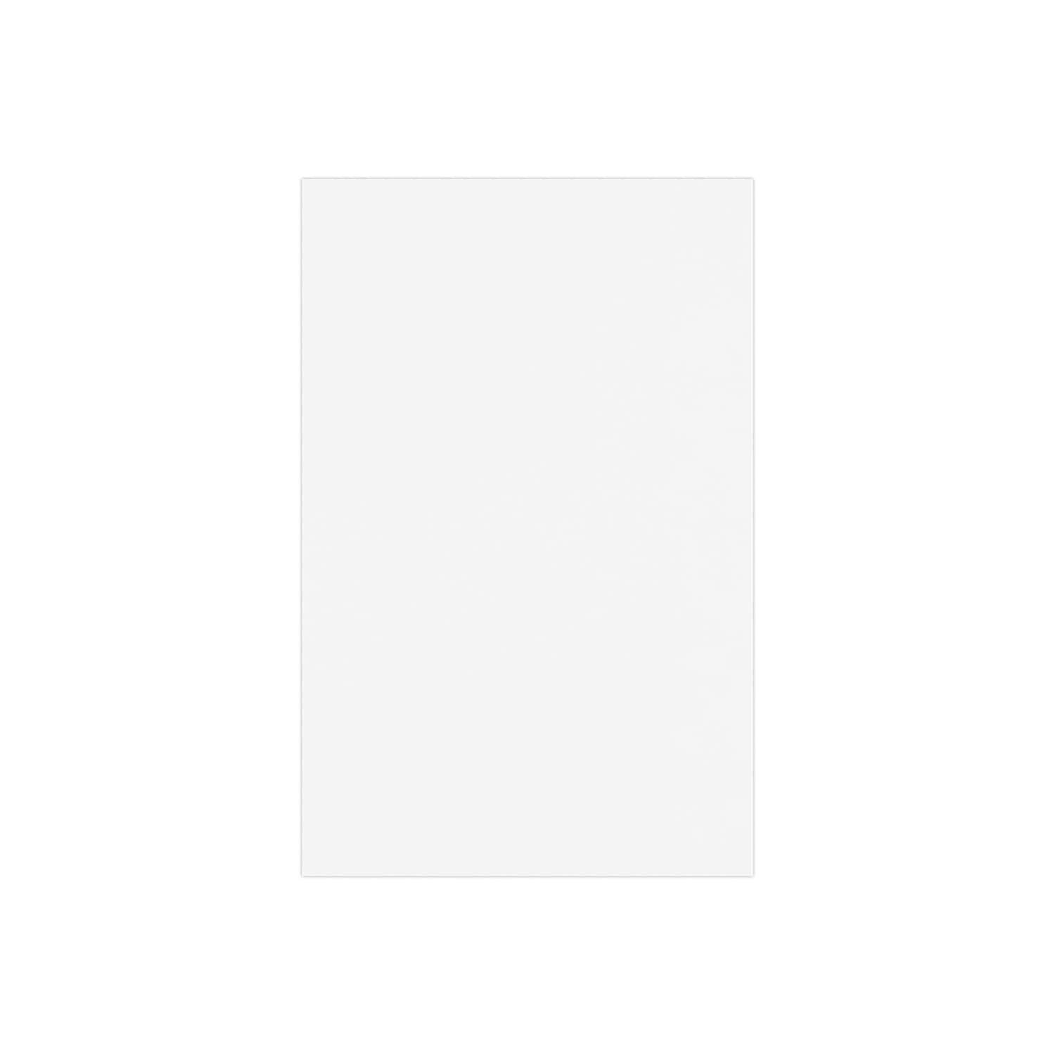 JAM PAPER 11" x 17" Cardstock 130lb White 50/pack  (1117-C-130W-50)