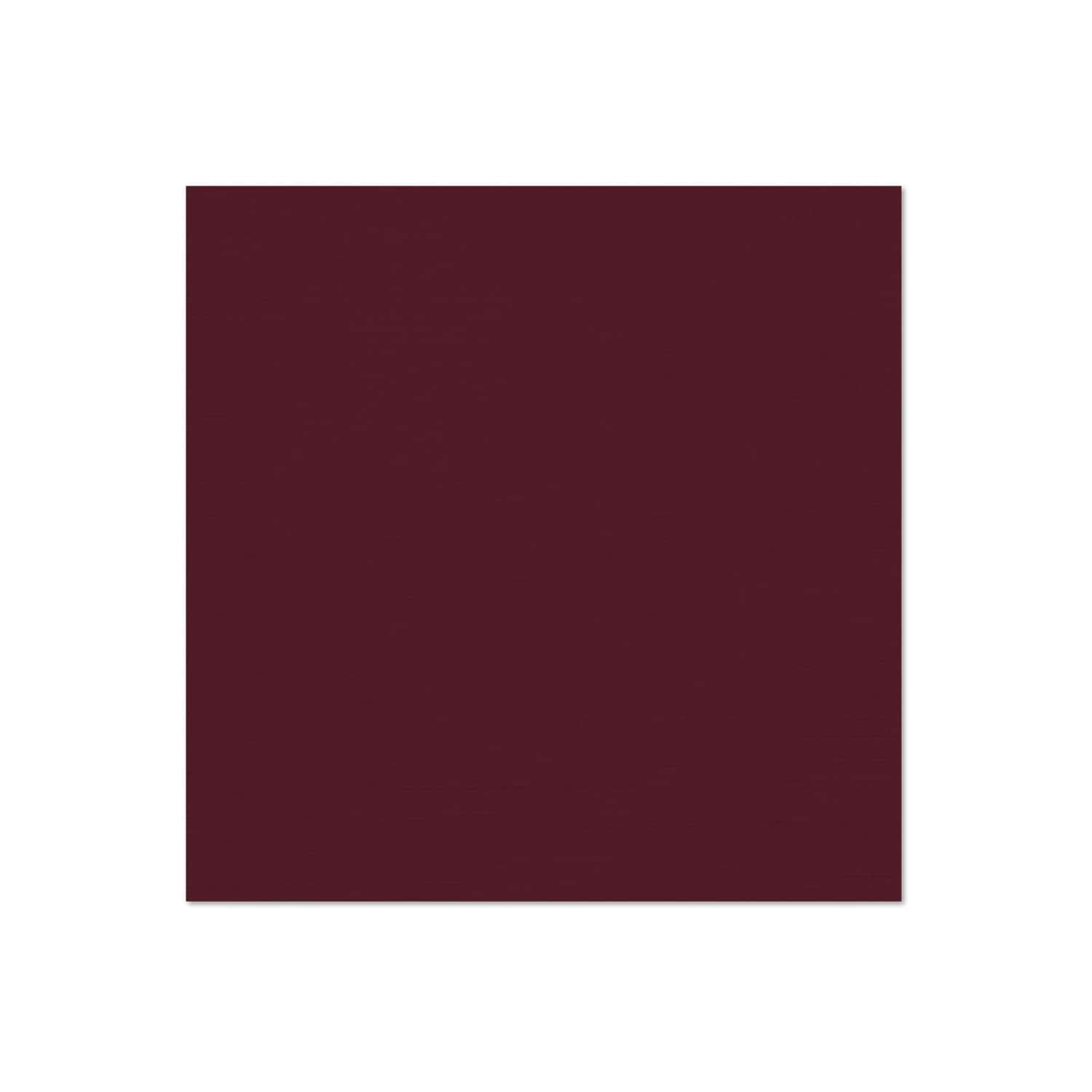 JAM PAPER 12" x 12" Cardstock 100lb Burgundy Linen 50/pack  (1212-C-BGLI-50)