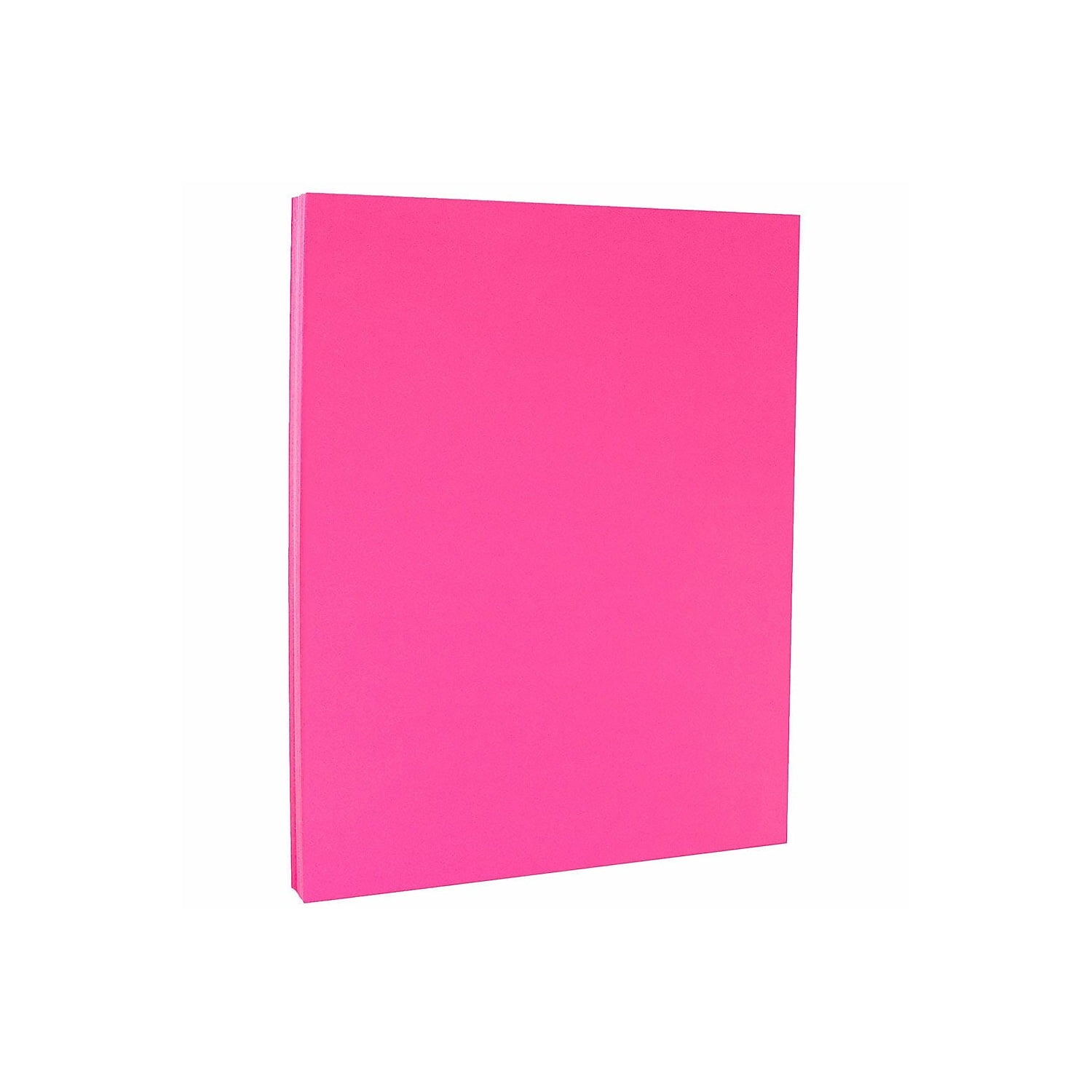 JAM PAPER 8.5" x 11" Color Cardstock 65lb Ultra Fuchsia 100/pack  (184851G)