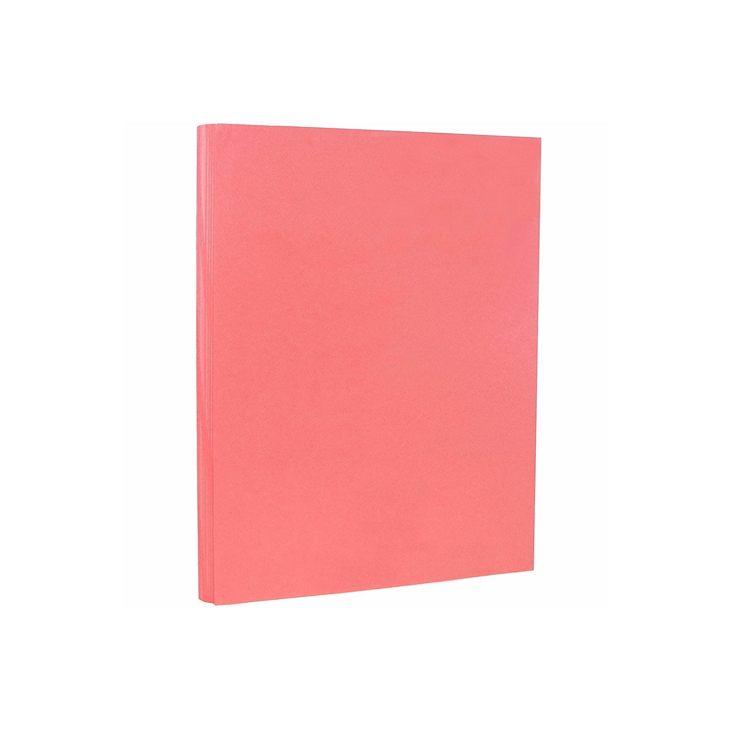 Jam paper 8 5 x 11 vellum bristol cardstock 67lb cherry 100 pack