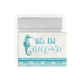 thumbnail image 1 of JAM PAPER Christmas Cards & Matching Envelopes Set 7 6/7" x 5 5/8"  Seas & Greetings 18/Pack, 1 of 1