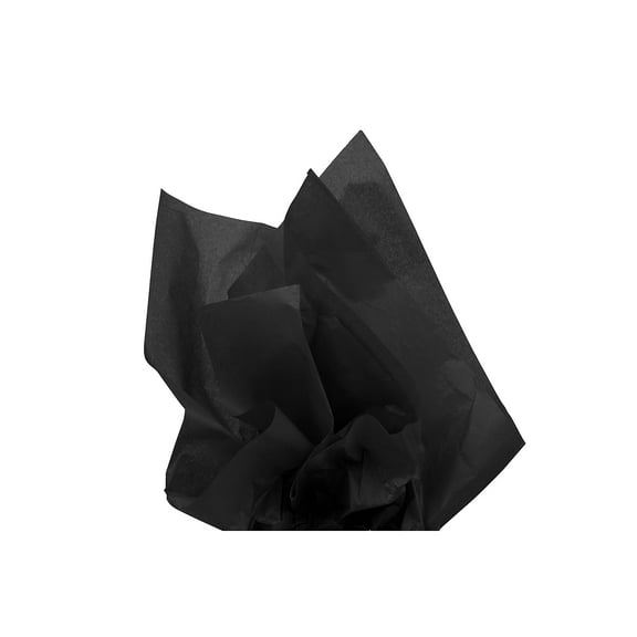 JAM PAPER Tissue Paper Black 20 Sheets/pack (1152348A)