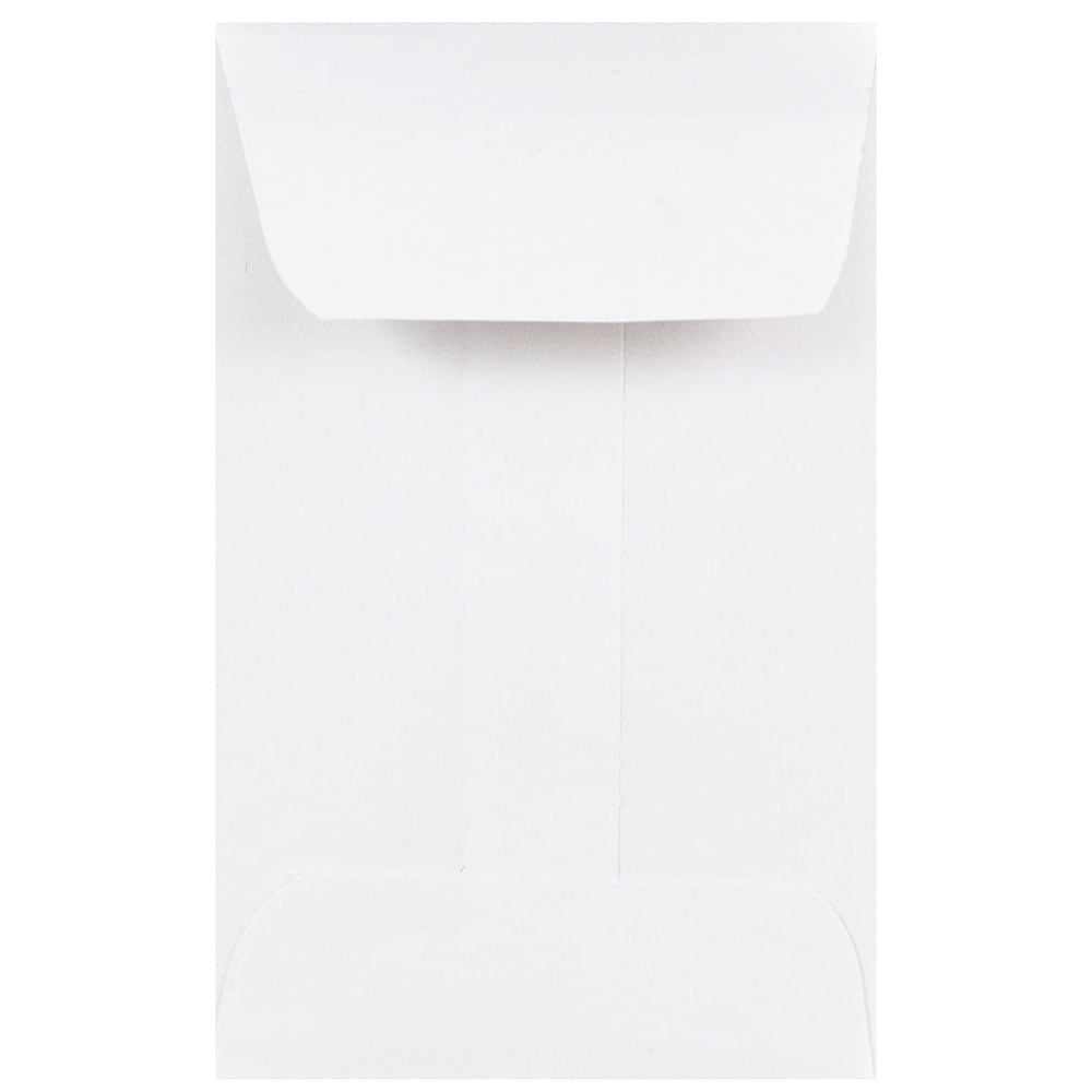 JAM PAPER #3 Coin Business Colored Envelopes - 2 1/2 x 4 1/4 - Brown Kraft Manila - 50/Pack