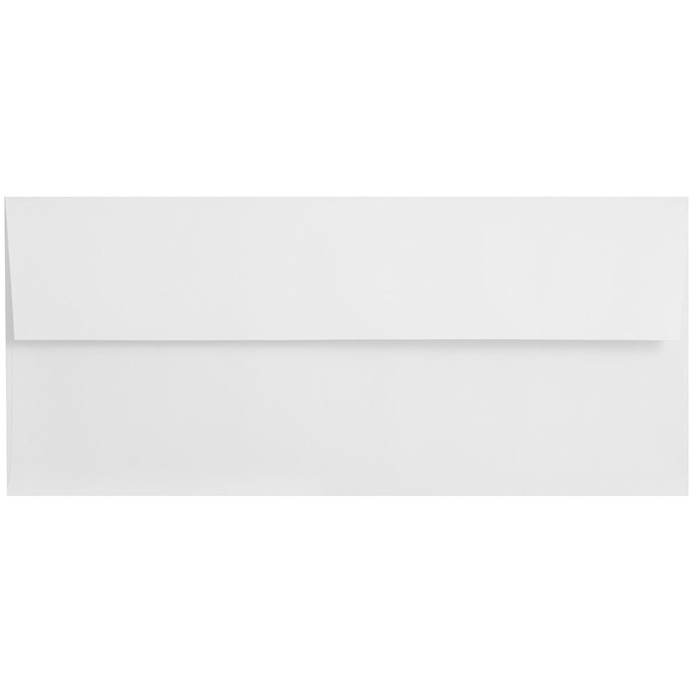 JAM Paper 10 Business Strathmore Envelopes, 4 1/8 x 9 1/2, Bright