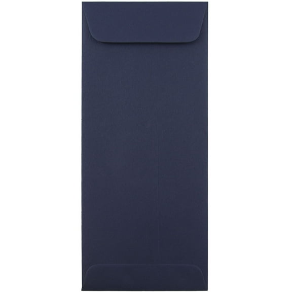 JAM Paper #10 Policy Envelopes, 4 1/8 x 9 1/2, Navy Blue, 50 per Pack