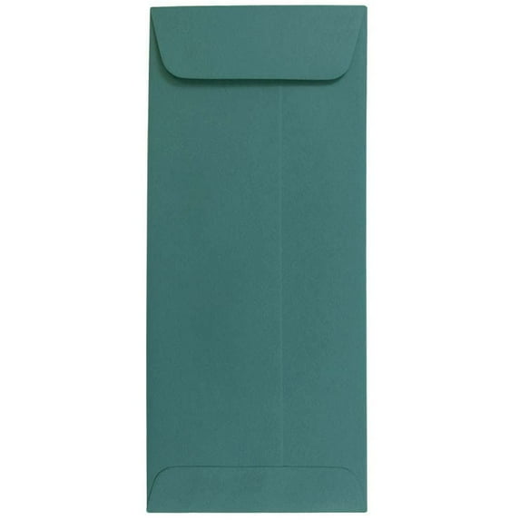 JAM Paper #10 Policy Envelopes, 4.1x9.5, Teal, 1000/Carton