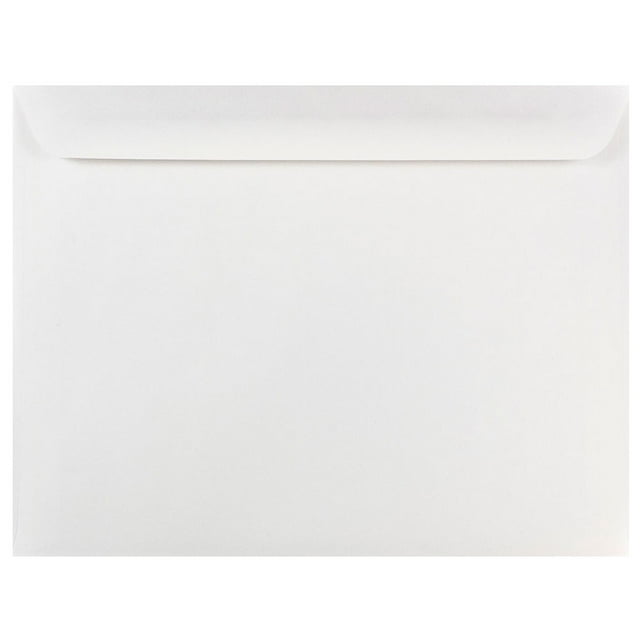 JAM Paper 10 x 13 Booklet Envelopes, White, 25 per Pack