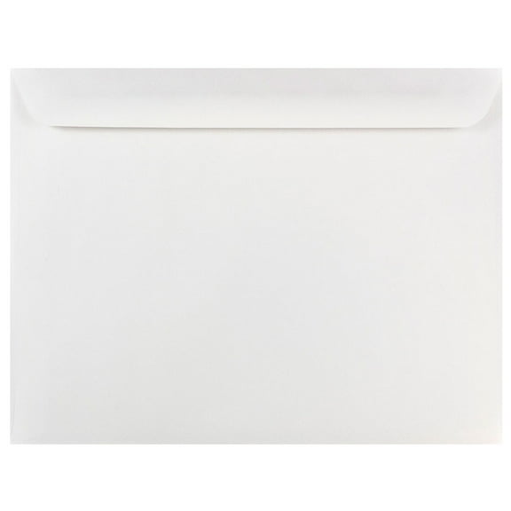 JAM Paper 10 x 13 Booklet Envelopes, White, 25 per Pack