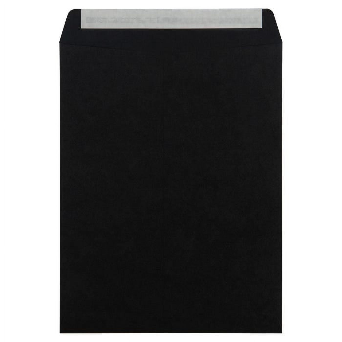 JAM Paper 10 x 13 Catalog Envelopes, Black, 100 per Pack
