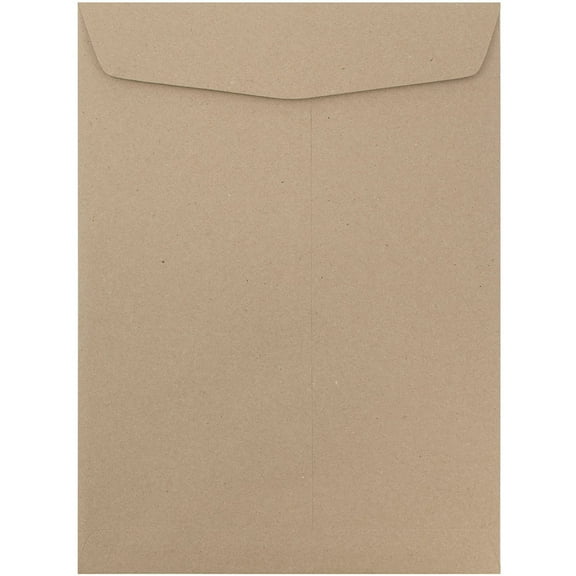 JAM Paper 10 x 13 Catalog Envelopes, Brown Kraft, 10/Pack, Brown Kraft Recycled