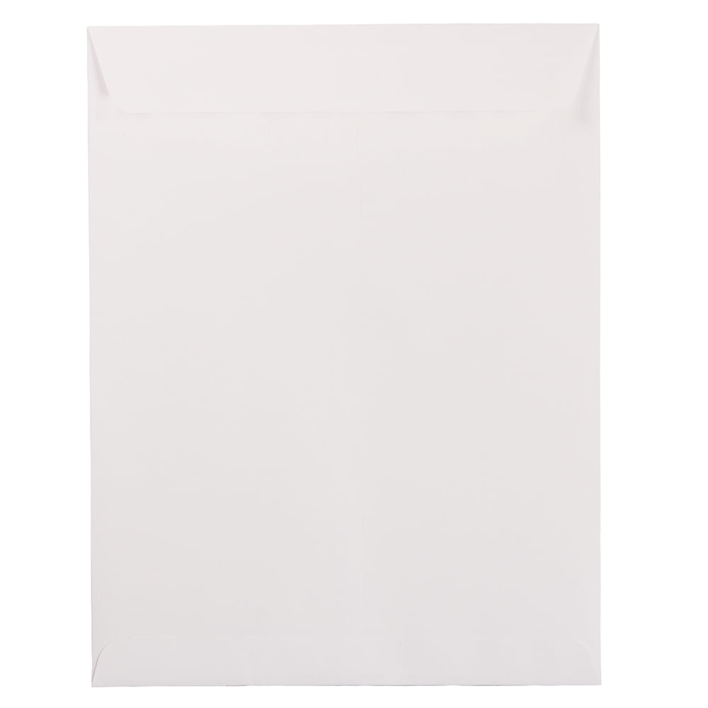 JAM Paper 10 x 13 Open End Catalog Envelopes, White, 100 per Pack