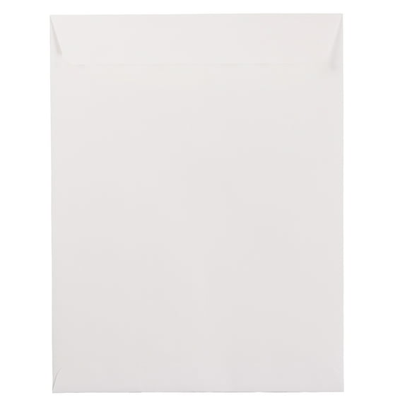 JAM Paper 10 x 13 Open End Catalog Envelopes, White, 100 per Pack
